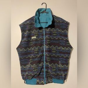 90’s Vintage Columbia Aztec Reversible Vest